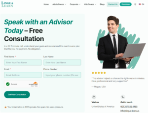 Contact us - Lingua Learn USA
